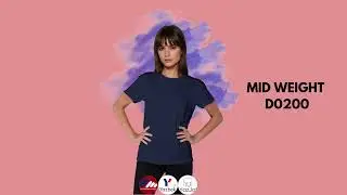 D0200 | PLAYERA MID WEIGHT PARA DAMA