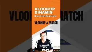 Cara menggunakan vlookup di Excel agar lebih dinamis dengan rumus match #excel #belajarexcel