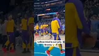 LEBRON TRIED TO OUTJELLY BRONNY 