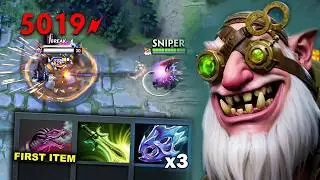 THIS BUILD SHOULD BE BANNED🔥x3 MOON SHARD SNIPER! dota 2 🔥🔥