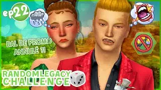 LE BAL DE PROMO EST ANNULÉ ?! 😱 l Les Sims 4 : Random Legacy Challenge 🎲 l #22 (G4) #sims4