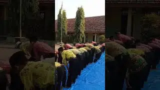 Pembiasaan Keagamaan Islam || Sholat Dhuha Berjamaah Murid Sekolah Dasar