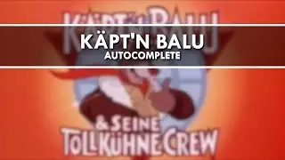 Käpt'n Balu, but it's #Autocomplete - Disney (Cover, a cappella)
