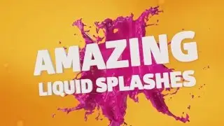 Liquid Splash Titles (After Effects Template)
