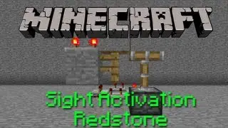 Minecraft: Sight Activation Redstone (Wireless Redstone!)