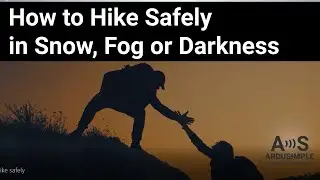 How to hike safely in snow, fog or darkness with GPS RTK Kit from ArduSimple