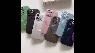 Цветной магнитный чехол MagSafe iPhone 14 Plus Pro