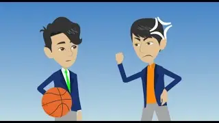 18 Again In Vyond (English) A Fight Between Two Boys At School