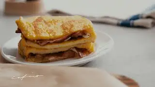 7 kinds of sandwiches using eggs. Living with coffee.