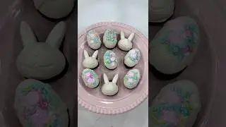 Easy mini Easter cakes #shorts #cakedecorating