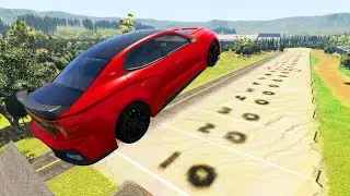 Car Long Jump | BeamNG Drive Gameplay 