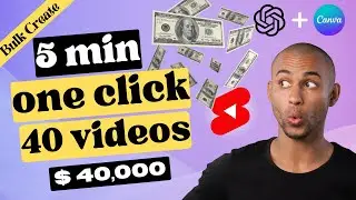 Bulk Create  Videos with Canva and chatGPT : YouTube Shorts, TikTok | Viral Animal Facts Shorts