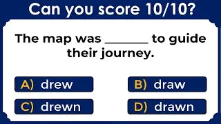 Mixed Grammar Quiz | Mixed Grammar Test 10 Questions