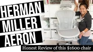 HERMAN MILLER AERON CHAIR REAL REVIEW Mineral Satin & Unboxing Classic vs. Remastered Work from Home
