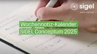Wochennotiz-Kalender SIGEL Conceptum 2025 | SIGEL