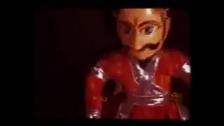 Traditional Indian kathputli show ,  Rajasthan ( India )