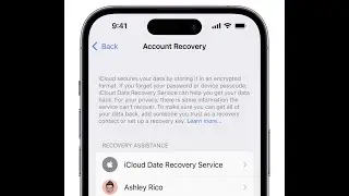 How to add Apple ID iCloud Recovery contact on your iPhone