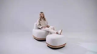 POLTRONA COM PUFF LAGOON | FLEXFORM