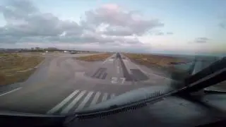 Посадка landing вид из кабины пилотов pilot's view
