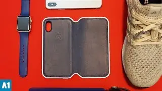 iPhone X Leather Folio Case Review - Cosmos Blue