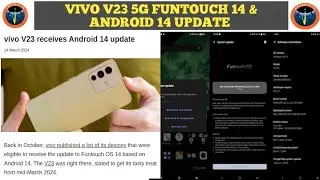 Vivo V23 5G Android 14 Update Live Proof | Vivo V23 5G Funtouch OS 14 Update Live Proof |