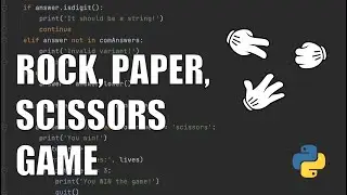 Rock Paper Scissors Game Python | How to Code simple Game?