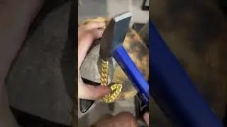 🔥Как выровнять золотую цепь в домашних условиях #моргунювелир #cubanlink