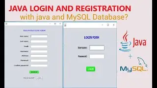 Part 4: Java Login and Register Form Step by Step Tutorial Using NetBeans And MySQL Database