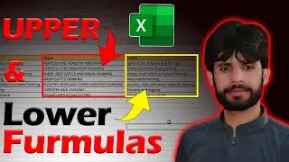 Upper, Lower formulas in excel 2021 | Vision Knowledge