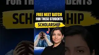 Free NEET Batch for these Students! Scholarship by Ritu Ma’am #neet2024 #neetbiology