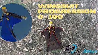 Wingsuit Progression- one year training  0-100 // Ecole Française de Parachutisme Lille Bondues