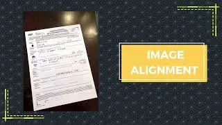 Image Features & Alignment with OpenCV
