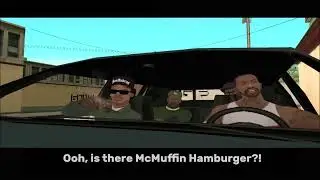 GTA SA: Drive-thru Cutscene But in Reverse with Subtitles