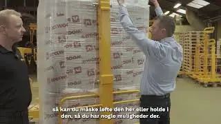 Gennemgang af teleskopisk pallegaffel - BSV Krantilbehør - Fyns Kran Udstyr