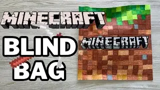 Unboxing Minecraft Paper Blind Bag | Paper Craft | DIY | | Squishy | asmr