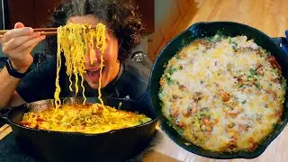 LOADED Nachos made with RAMEN NOODLES!?