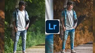 Lightroom orange effect photo editing | Lightroom orange tone |orange preset 