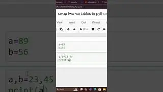Swap two variables without using third variable 