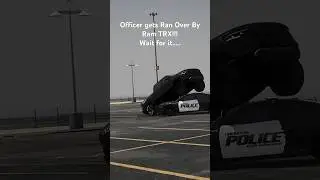 BRUTAL Ram TRX HIT Police Officer!! 