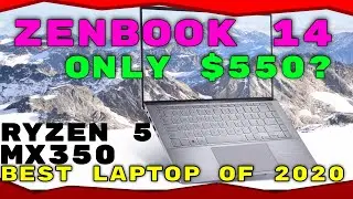Best Ultraportable Laptop! - Zenbook 14 2020 - Ryzen 5 4500U - MX350 - Worth $550?