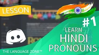 Learn Pronouns in Hindi #1 - The Language Zone™