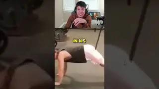 He did this at the gym 😲