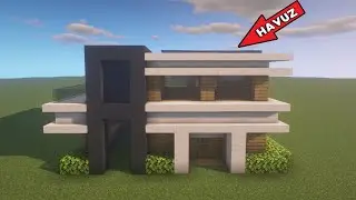 Minecraft Modern Ev Yapımı 🏠 / Minecraft Ev Yapımı
