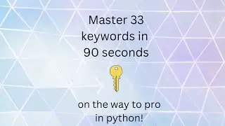 Master keywords in 90 seconds: on the way to pro!