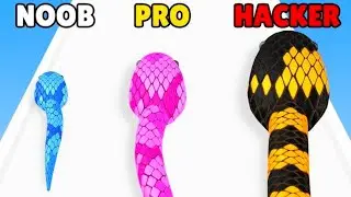 Satisfying Mobile Games... Count Master 3D vs Snake Run Race 3D, All Levels