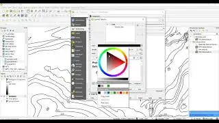 Import XYZ coordinate into GIS, Create DEM (Digital Elevation model) and extract and style contour