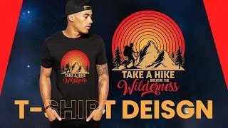 How to make t shirt design in illustrator | T shirt design Bangla tutorial 2024