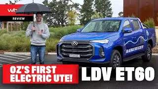 ELECTRIC UTE! 2023 LDV eT60 review. It costs HOW MUCH? | Wheels Australia