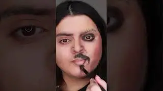 Makeup artists turns into Jack Sparrow #makeup #shorts #makeuptransformation #makeuptutorial
