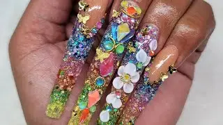Acrylic Rainbow 🌈 set live stream|  @MelodySusieOfficial   #viral #fyp #Acrylic